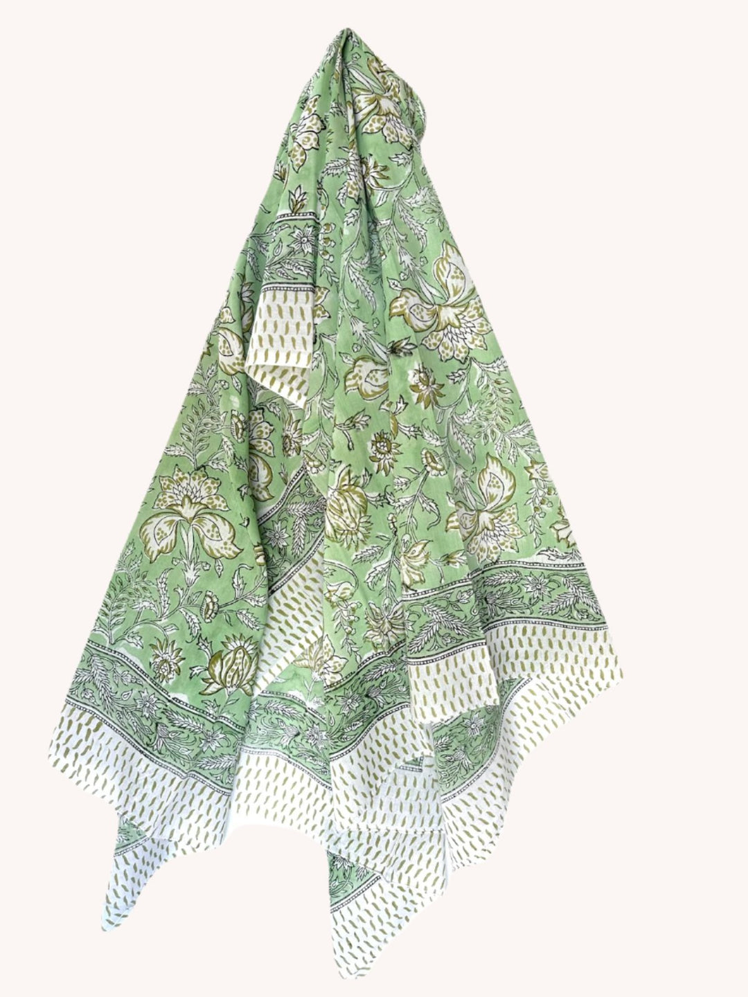 Sea Glass - Block print sarong