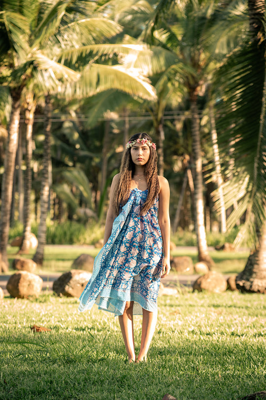 BLOCK PRINT SARONG - JAIPUR MARKET COLLECTION