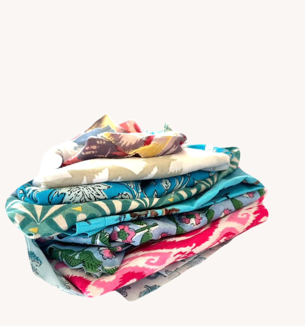 BLOCK PRINT SCRAP BUNDLE