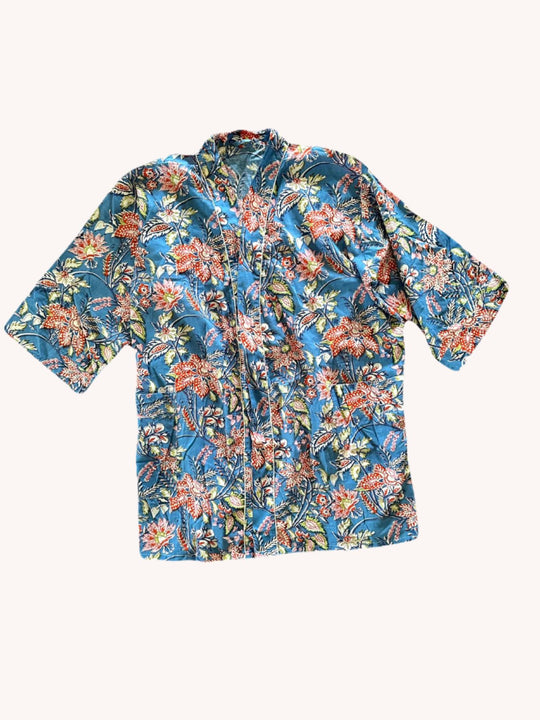 Pink & Blue Hibiscus