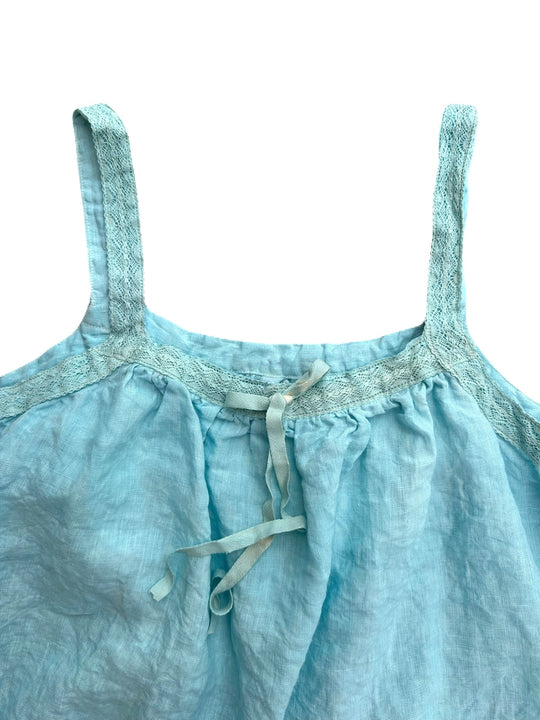 LACY LINEN TANK TOP