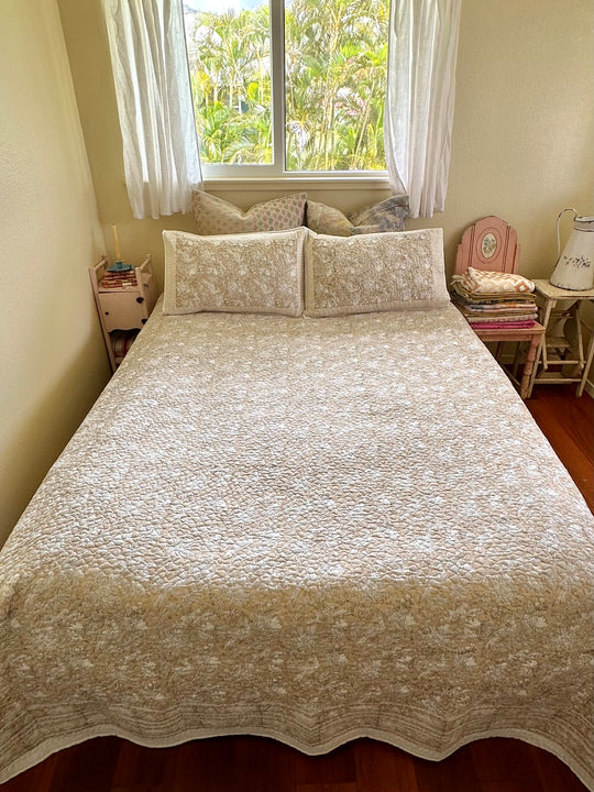 Morning Light Beams Bedroom Scene