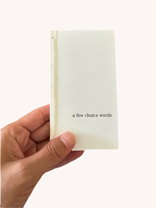 a few choice words book