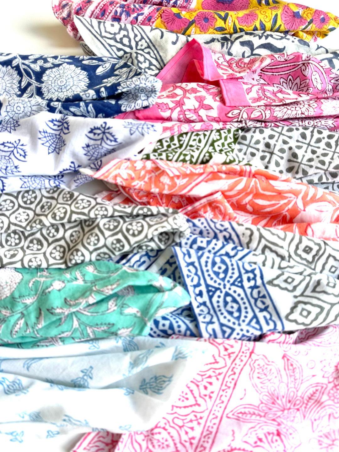 BLOCK PRINT BANDANA - JAIPUR MARKET COLLECTION
