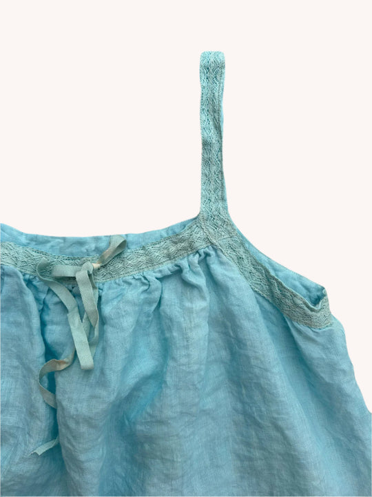 LACY LINEN TANK TOP