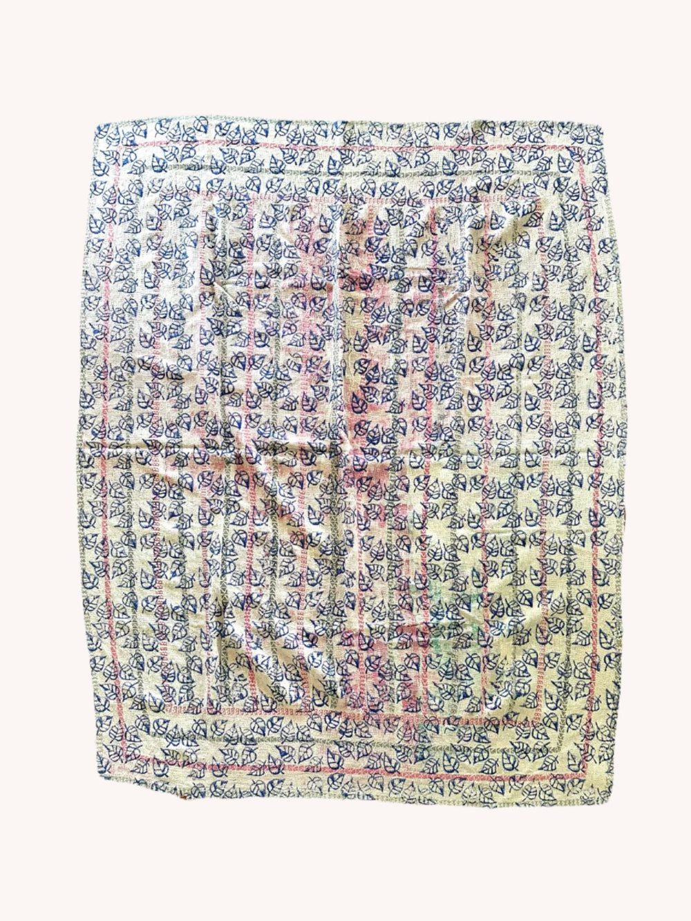 PRIME KANTHA QUILT - BLUE JUNGLE