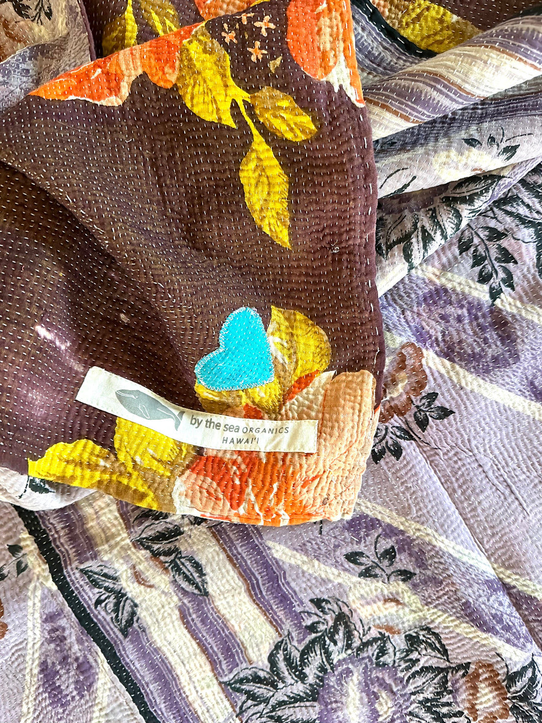 PRIME KANTHA QUILT - CABBAGE ROSE