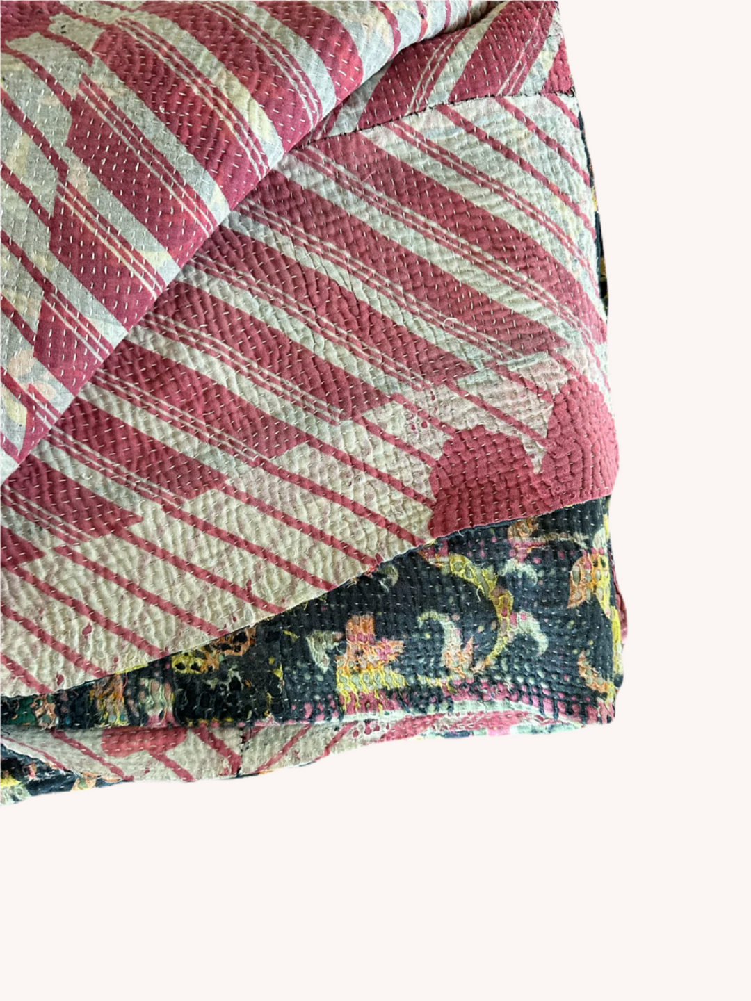 PRIME KANTHA QUILT - HIBISCUS LOVE