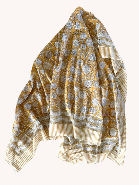 BLOCK PRINT SARONG - JAIPUR MARKET COLLECTION
