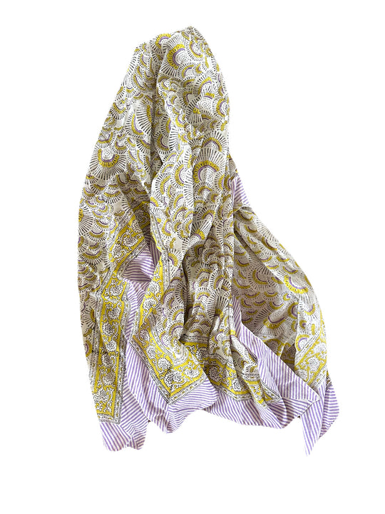 BLOCK PRINT SARONG - JAIPUR MARKET COLLECTION