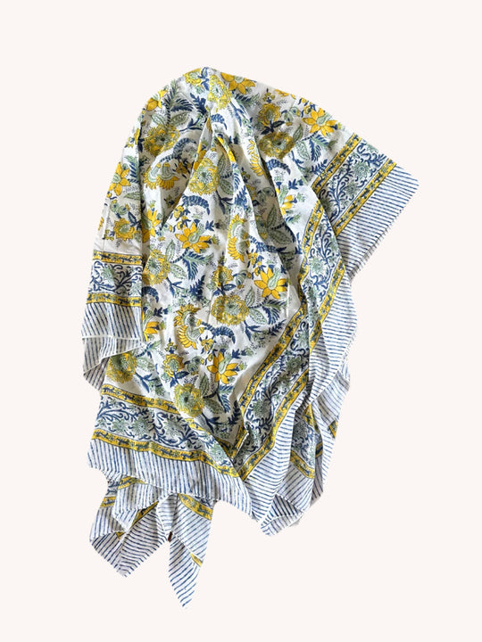 BLOCK PRINT SARONG - JAIPUR MARKET COLLECTION