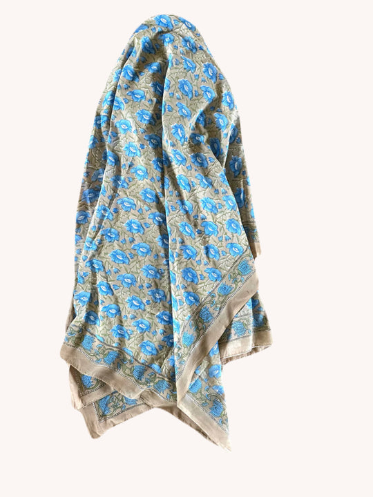 BLOCK PRINT SARONG - JAIPUR MARKET COLLECTION