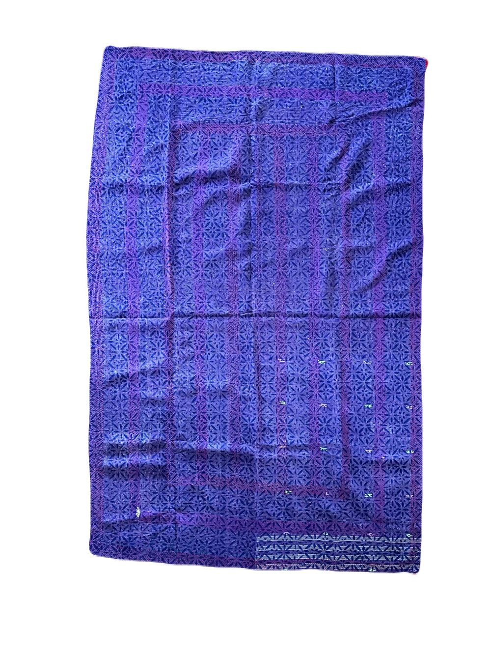 PRIME KANTHA QUILT - OCEAN CLOVER