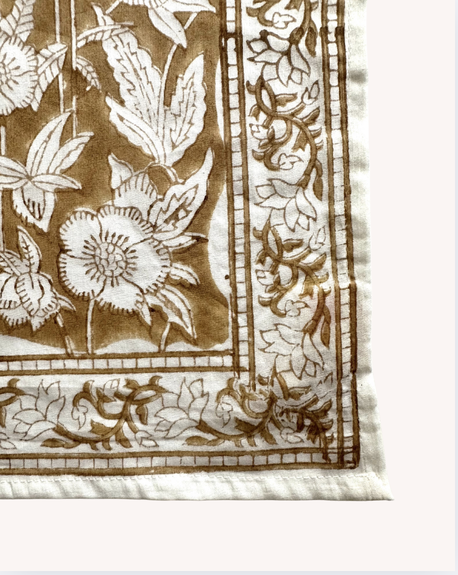 BLOCK PRINT BANDANA -  CANDY  COLLECTION