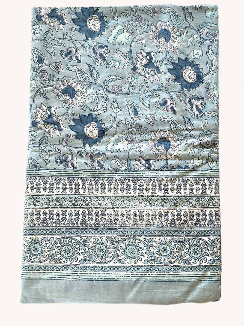 Sky Blue Floral - King Cabana Sheet