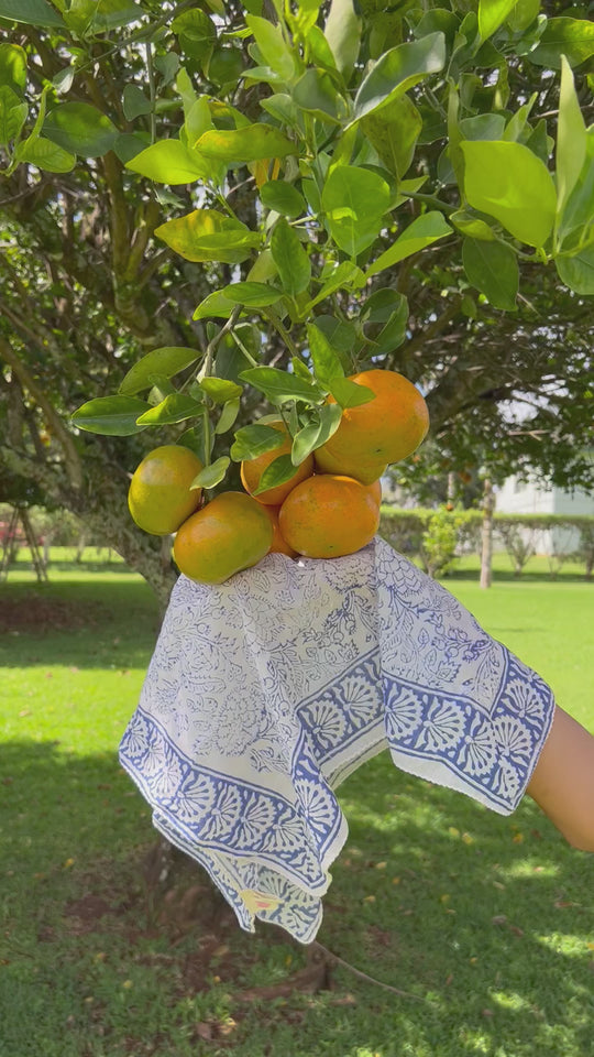 BLOCK PRINT BANDANA - JAIPUR MARKET COLLECTION