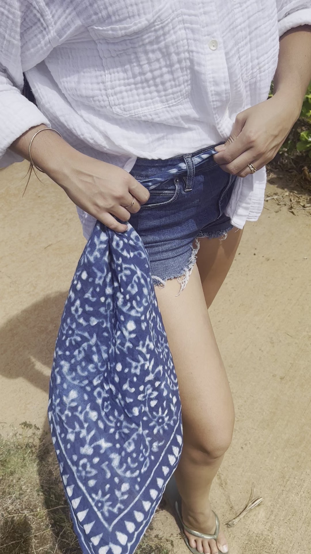 INDIGO BANDANA
