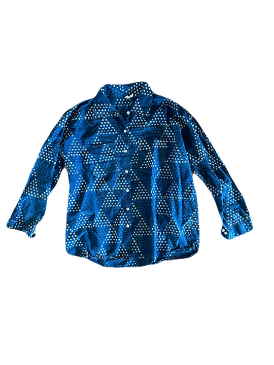 Beach Shirt - indigo Pyramid