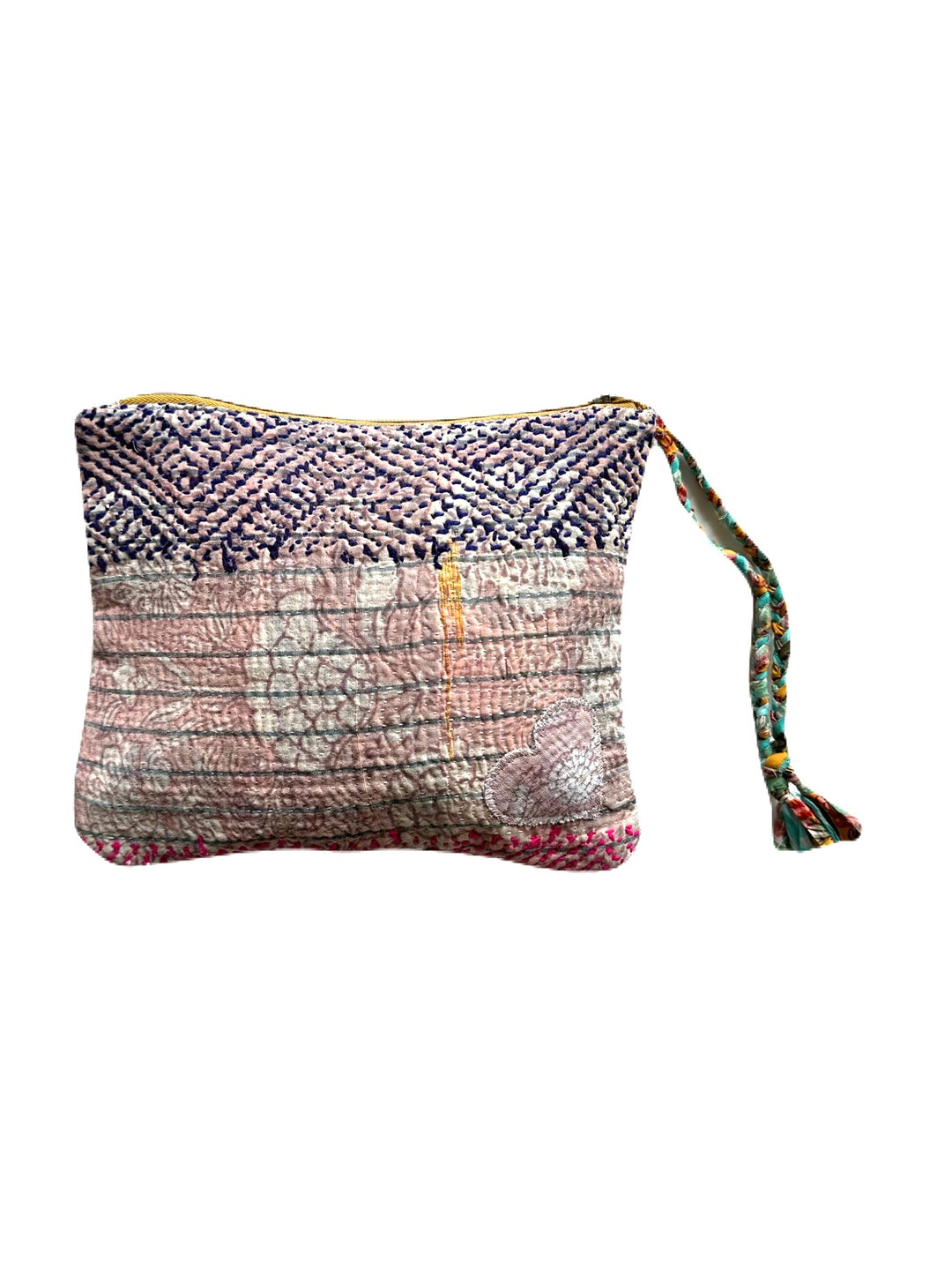 Kantha Wristlet