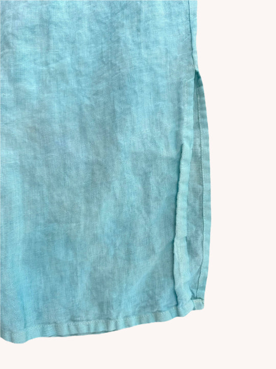 By the Sea Organics white linen pants