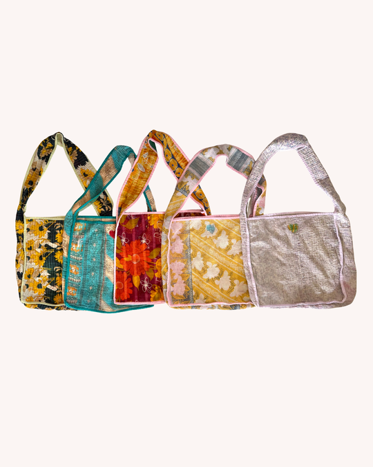 CROSSBODY KANTHA TOTE