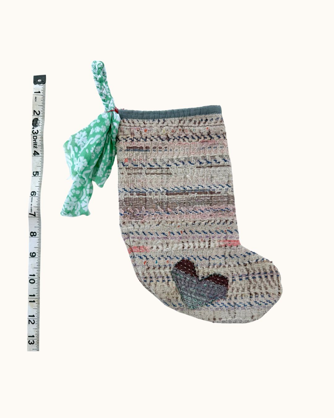 SEASONAL KANTHA STOCKING