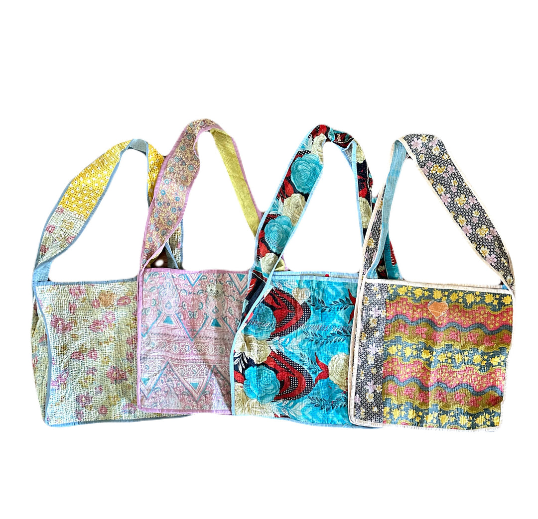 CROSSBODY KANTHA TOTE