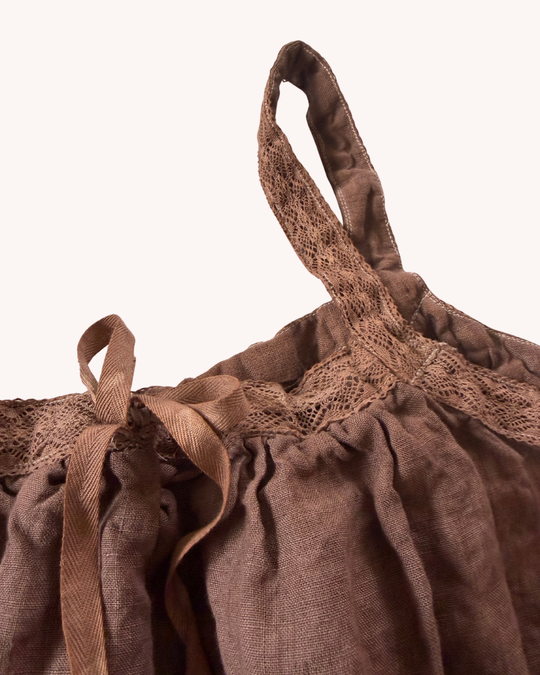 LACY LINEN TANK TOP