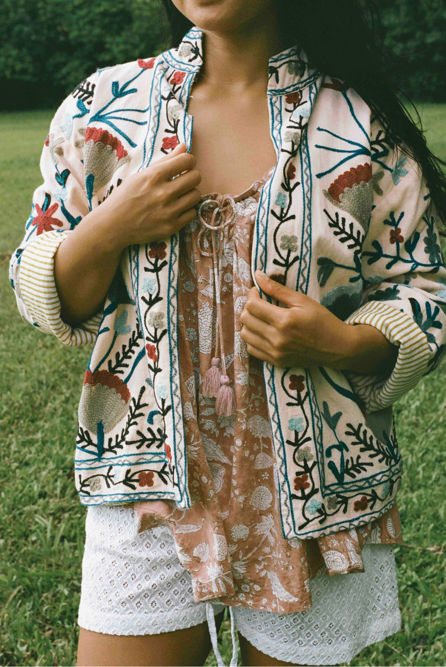 BOHO EMBROIDERED JACKET