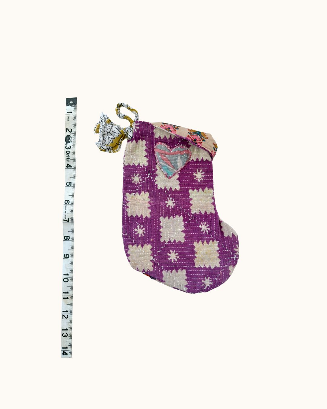 SEASONAL KANTHA STOCKING