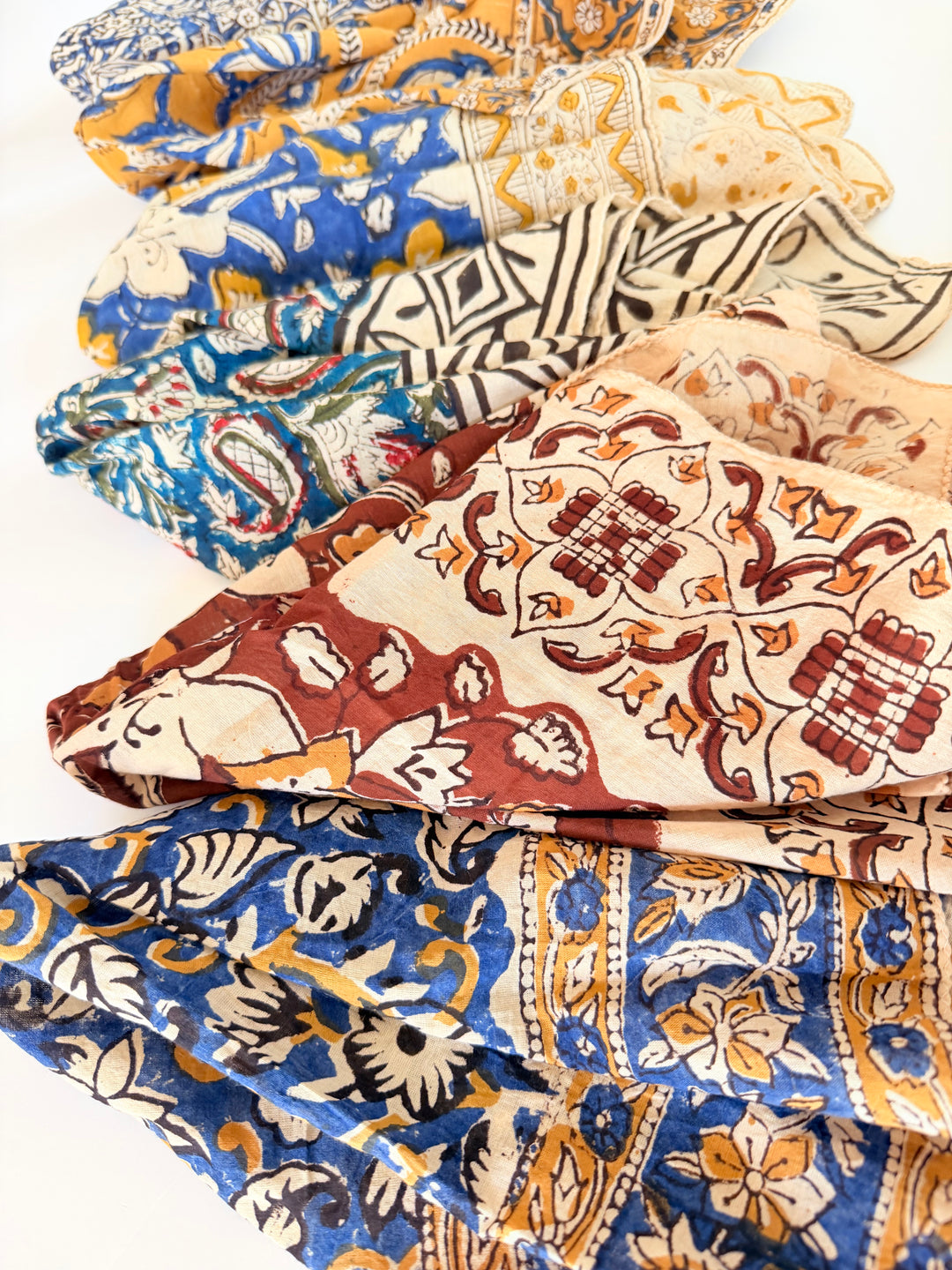 BLOCK PRINT BANDANA - INDIAN SUMMER COLLECTION