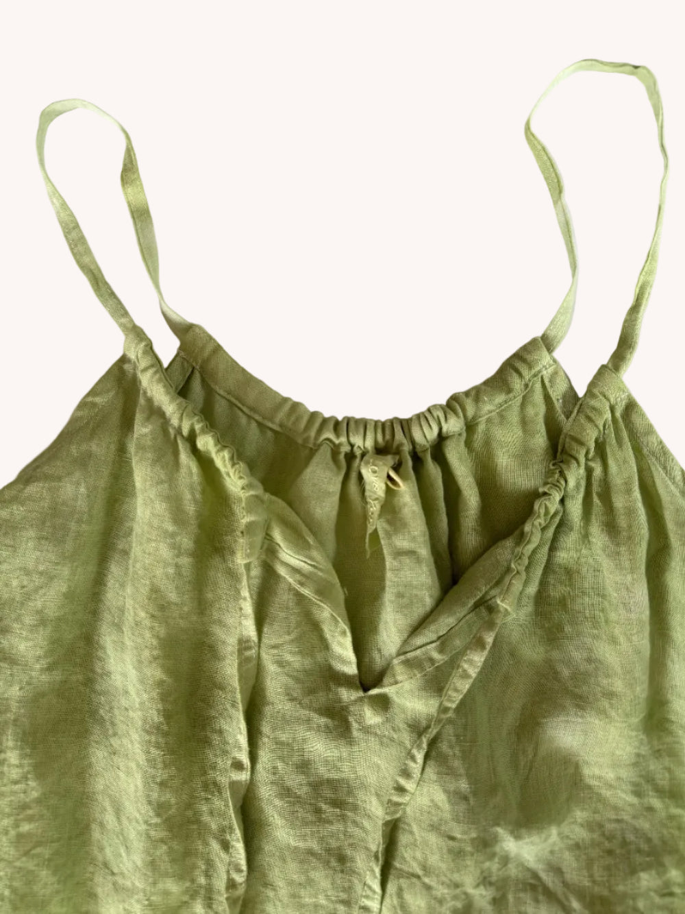 LACY LINEN SUNDRESS