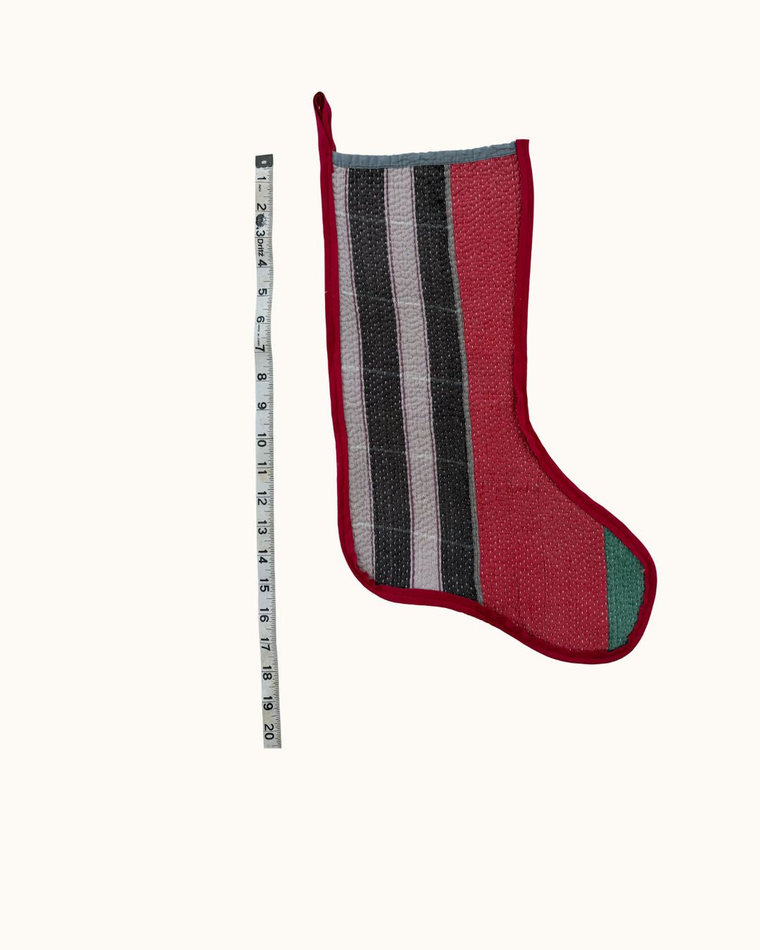 SEASONAL KANTHA STOCKING