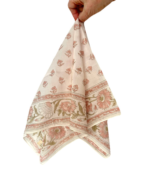 Mauka Tiny Flowers - Block Printed Bandana