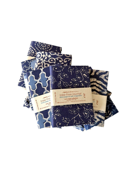 COTTON JOURNAL INDIGO COLLECTION - 4" x 6"