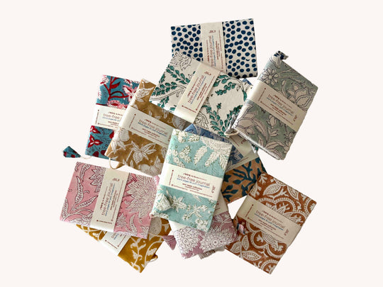 COTTON JOURNAL RAINBOW COLLECTION - 4" x 6"