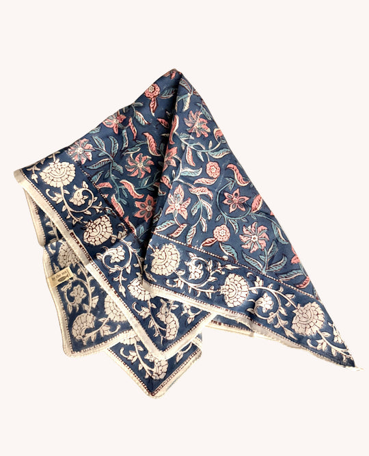 BLOCK PRINT BANDANA - JAIPUR MARKET COLLECTION