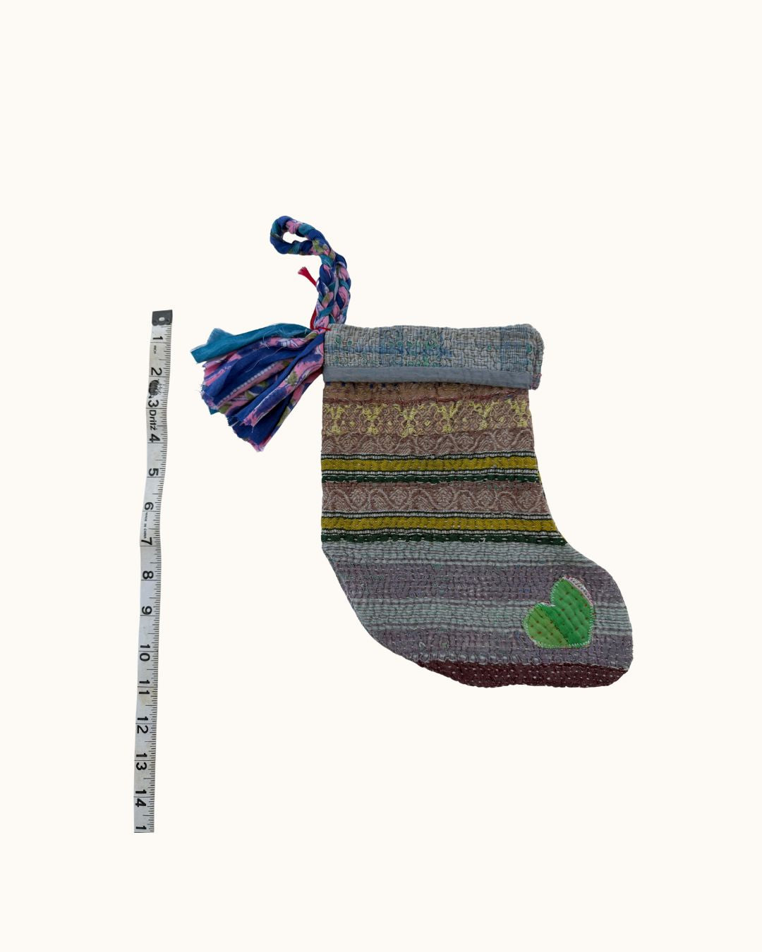 SEASONAL KANTHA STOCKING