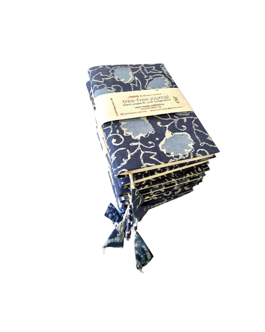 COTTON JOURNAL INDIGO COLLECTION - 4" x 6"