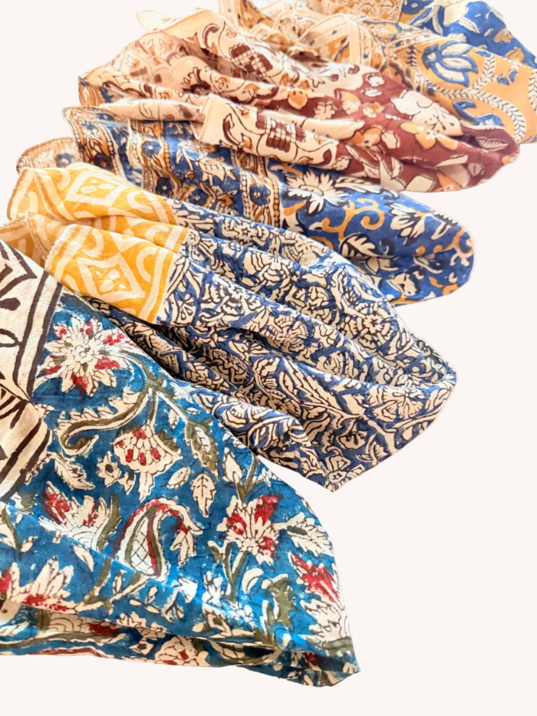 BLOCK PRINT BANDANA - INDIAN SUMMER COLLECTION
