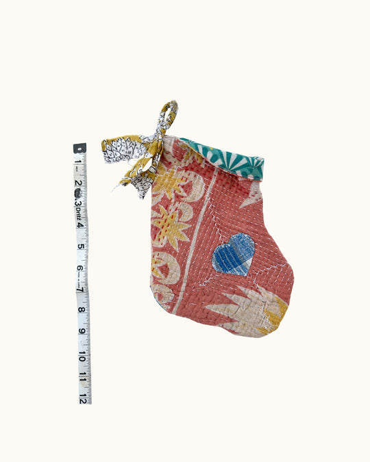 SEASONAL KANTHA STOCKING