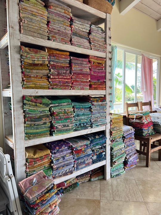 PORTABLE KANTHA QUILT