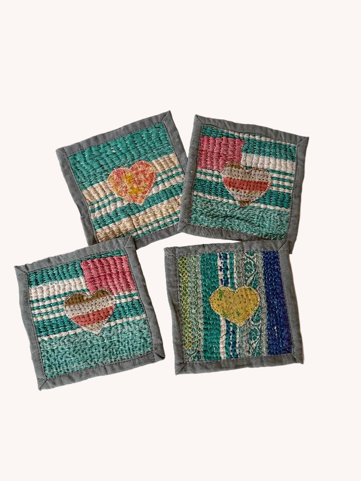 KANTHA COASTER SET
