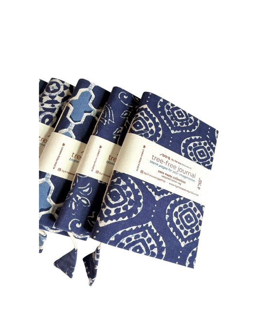 COTTON JOURNAL INDIGO COLLECTION - 4" x 6"