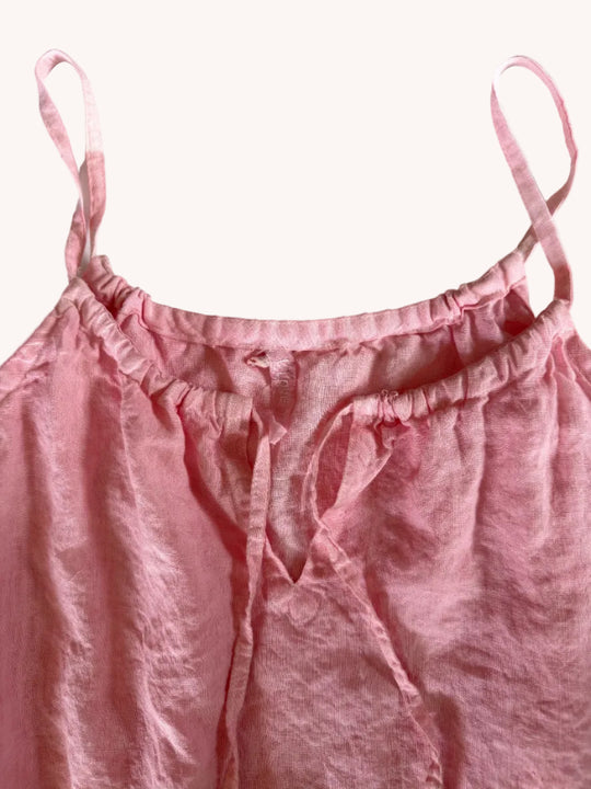 LACY LINEN SUNDRESS