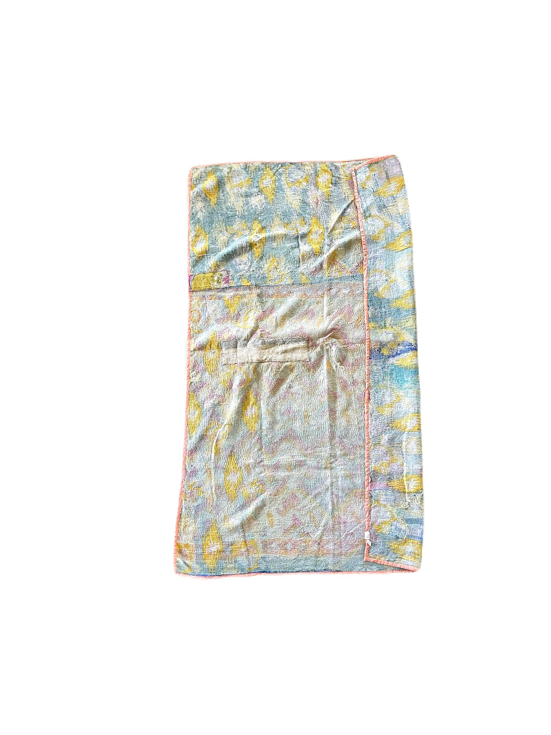 Yellow Duck - Portable Kantha Quilt