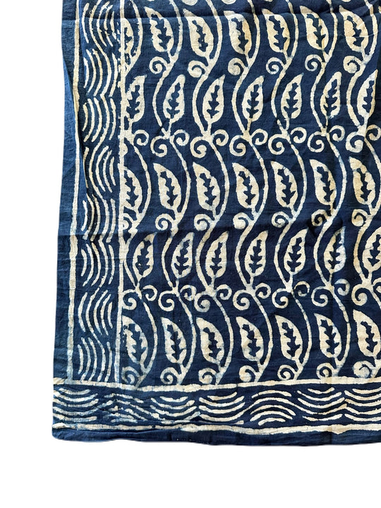 Indigo Vines Print