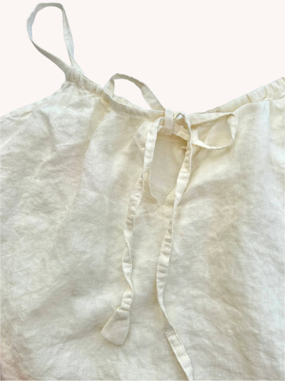 LACY LINEN SUNDRESS