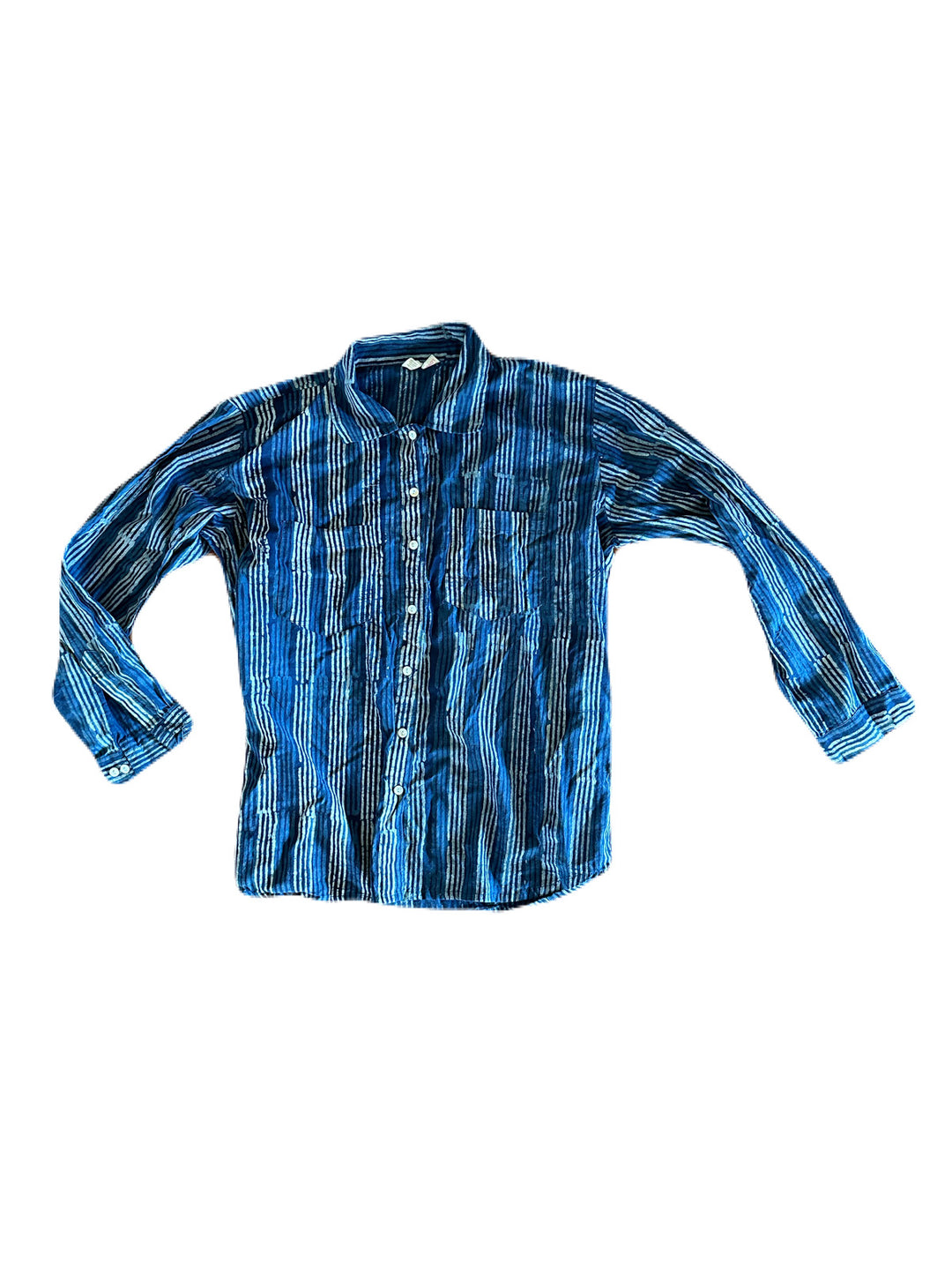 Beach Shirt - Indigo Stripe