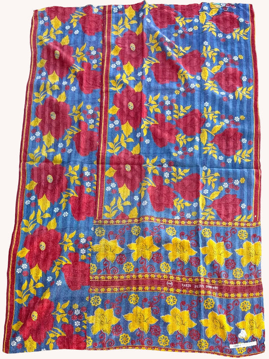 PRIME KANTHA QUILT - BLUE PARADISE